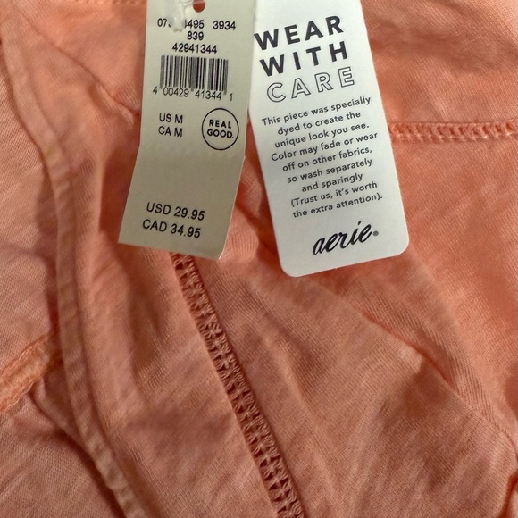 NWT Aerie Peach Adjustable Strap Tank - Picture 5 of 8